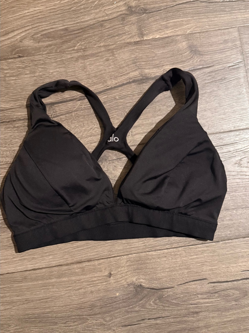 ALO Yoga Black Bralette Sports Bra